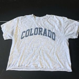 cropped Colorado brandy melville shirt